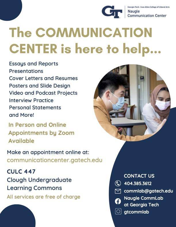Naugle Communication Center flyer